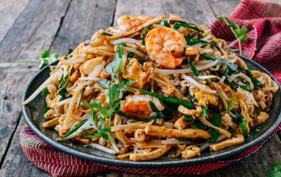 Especialidades culinarias de Tailandia.