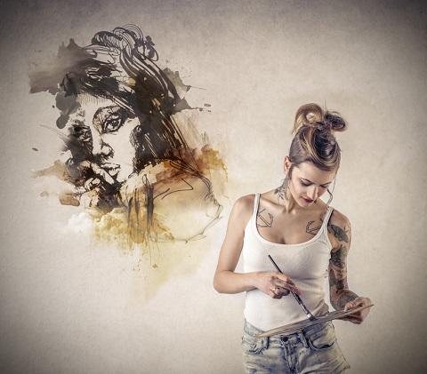 Ser creativo y dedicarse al arte en cuerpo y alma.