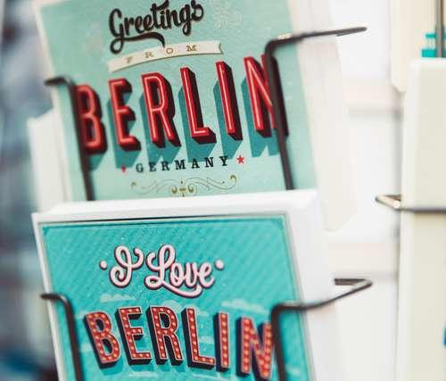Postales de la ciudad de Berlín.