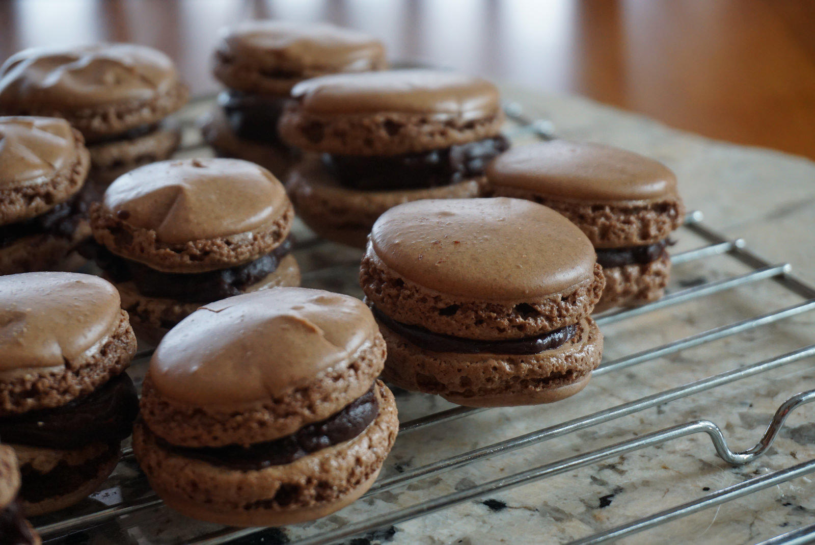 Galletas caceras de chocolate famosas en Francia.