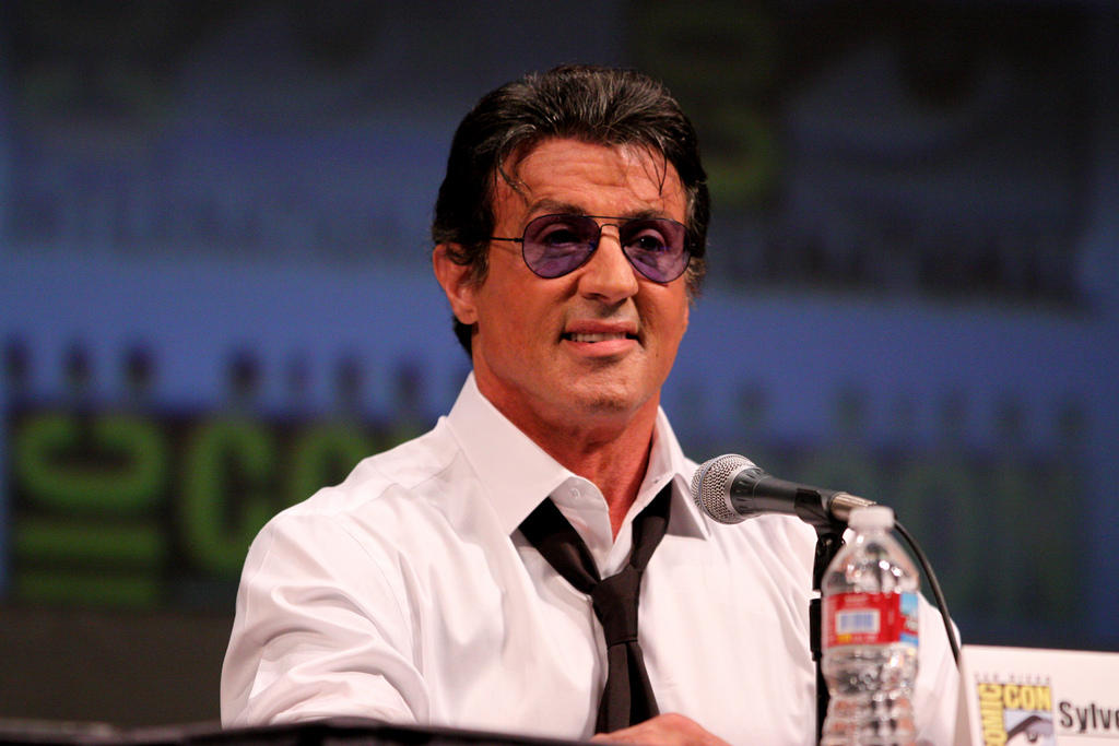 Sylvester Stallone y entrenamiento personal.