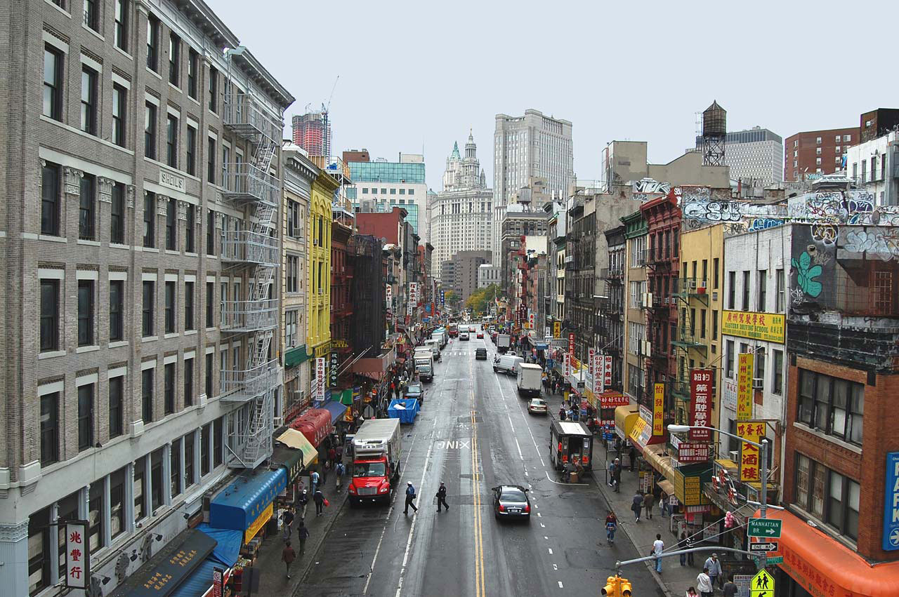 Calle de la capital de China.