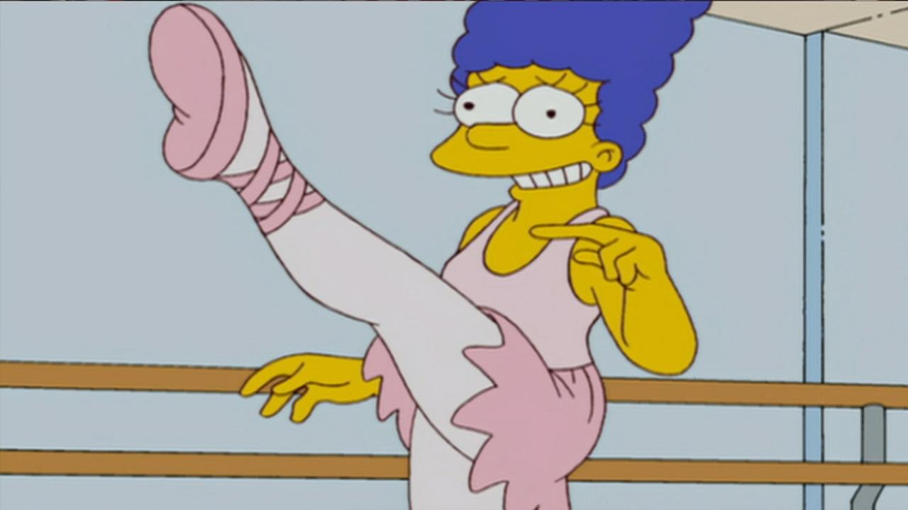 Marge simpson bailando Ballet