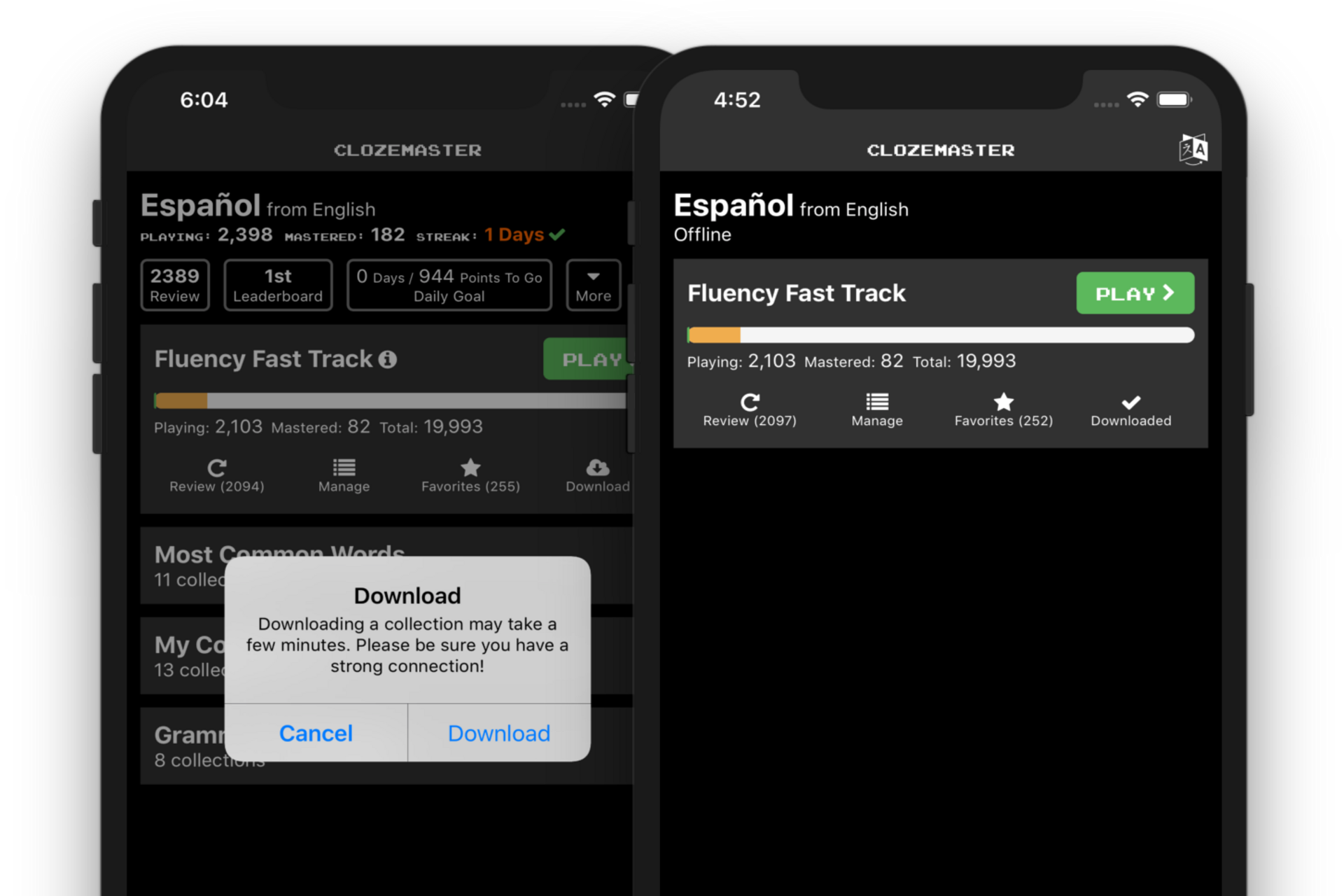 Clozemaster, una app para principiantes
