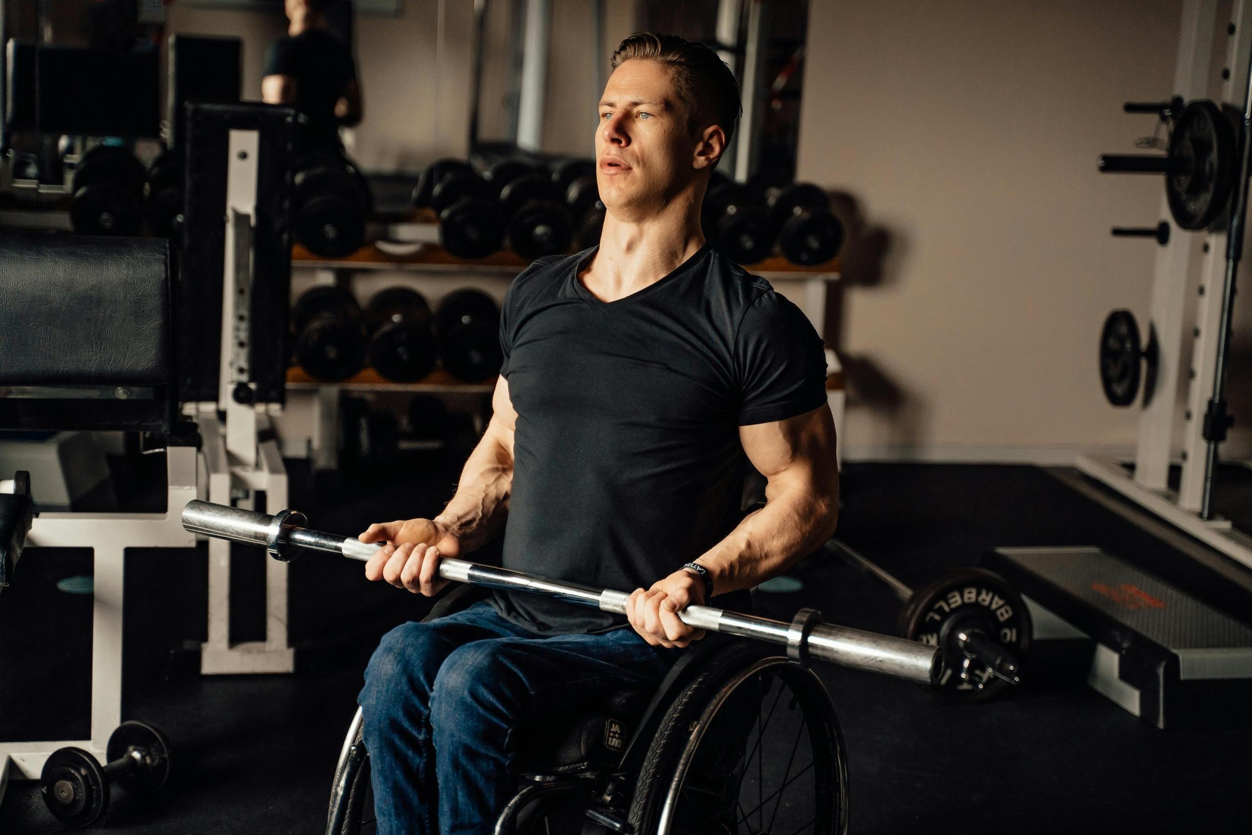 Una persona haciendo ejercicio