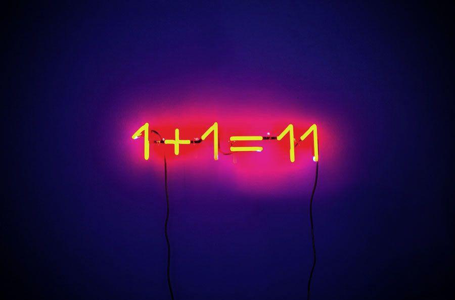 Suma de 1+1 = a 11