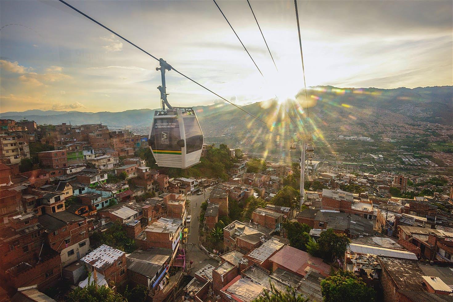 El metrocable de Medellin