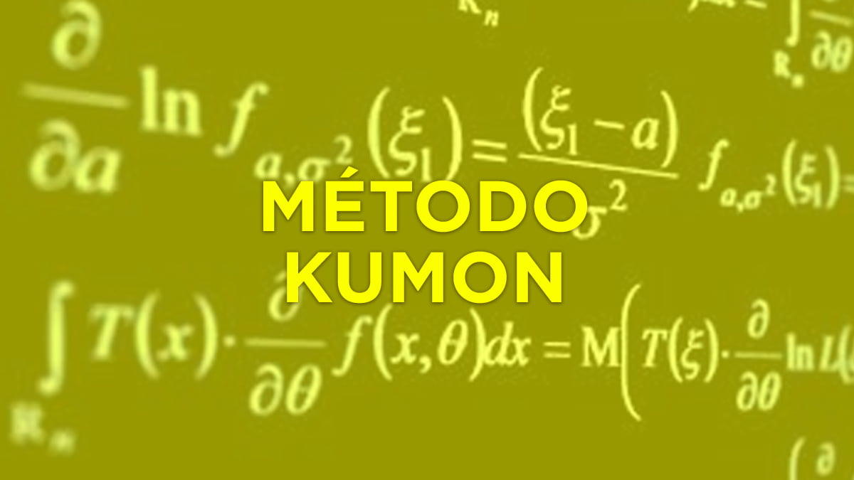Frase Método Kumon junto a expresiones algebraicas.