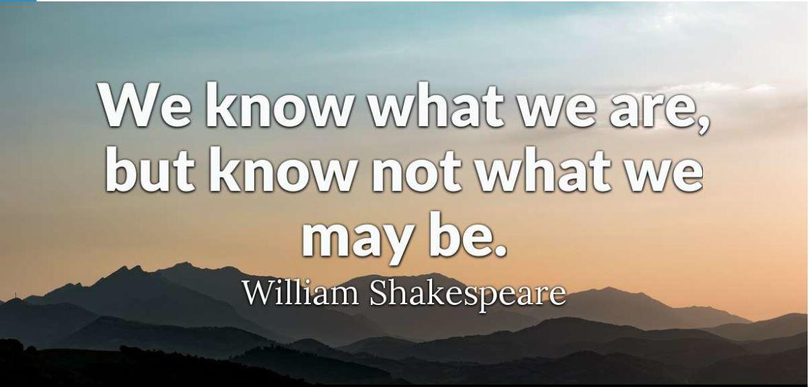 William Shakespeare quote
