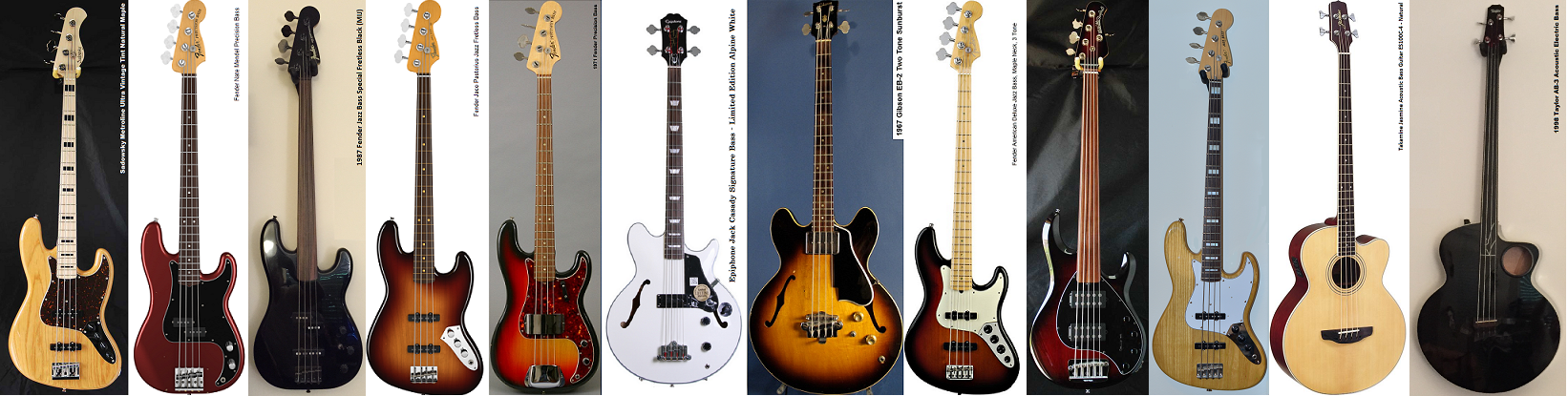 Distintos modelos de guitarras eléctricas