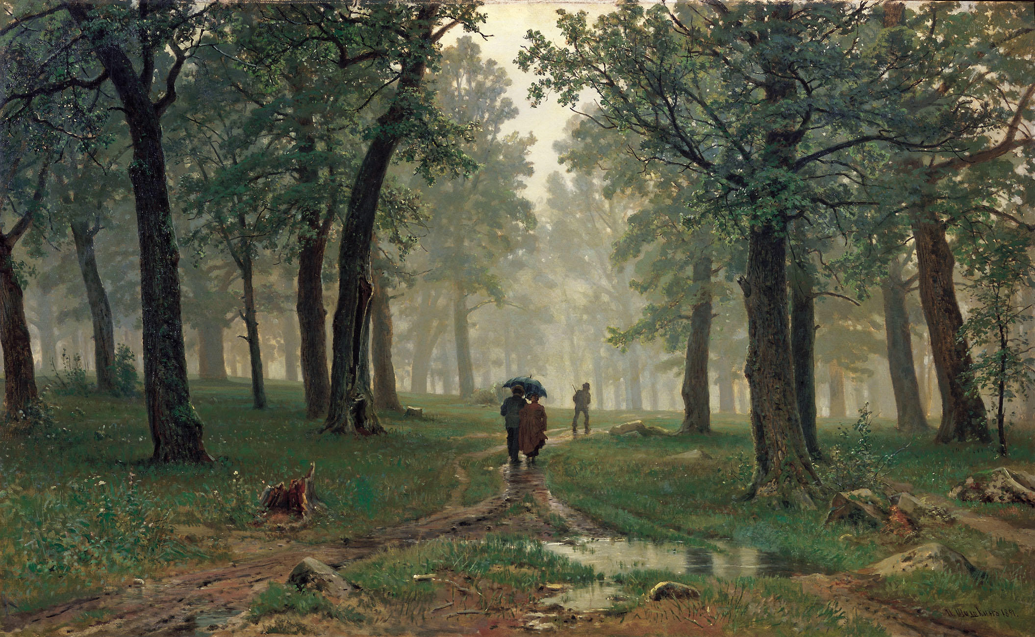 Shishkin es uno de los paiajistas y grabadores más reconocidos del arte ruso