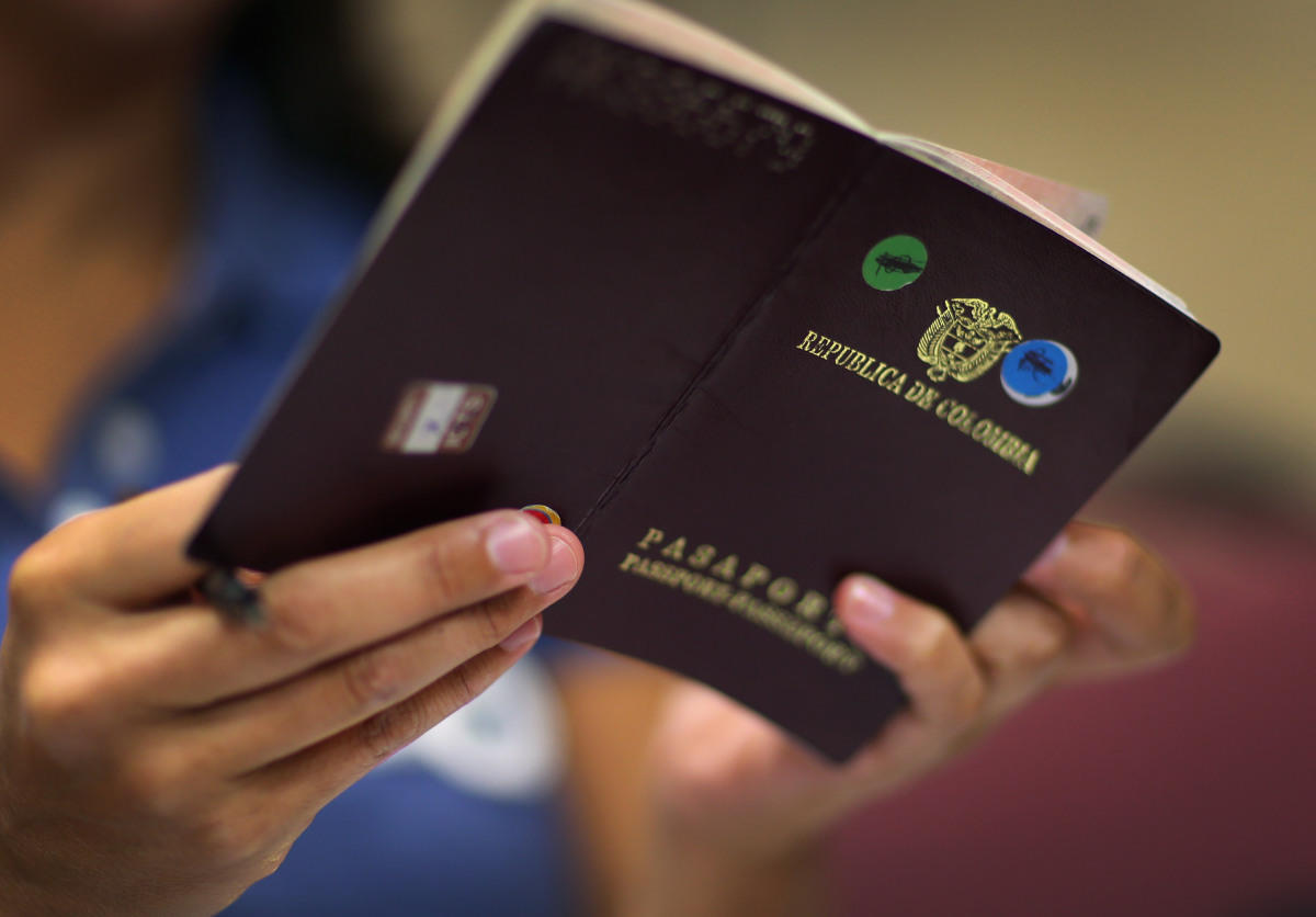 Nuevos costo pasaporte de Colombia