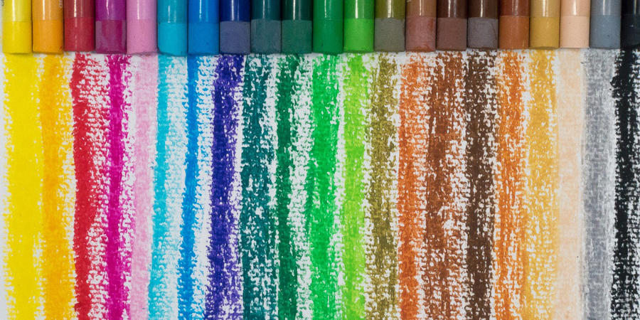 Barras de colores pastel