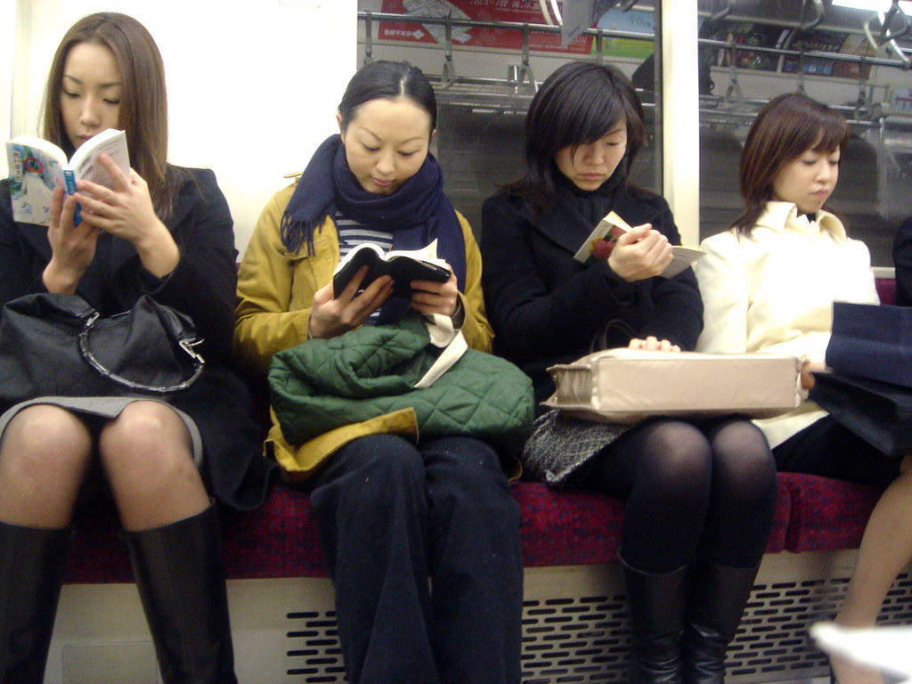 La lectura entre la población japonesa es normal