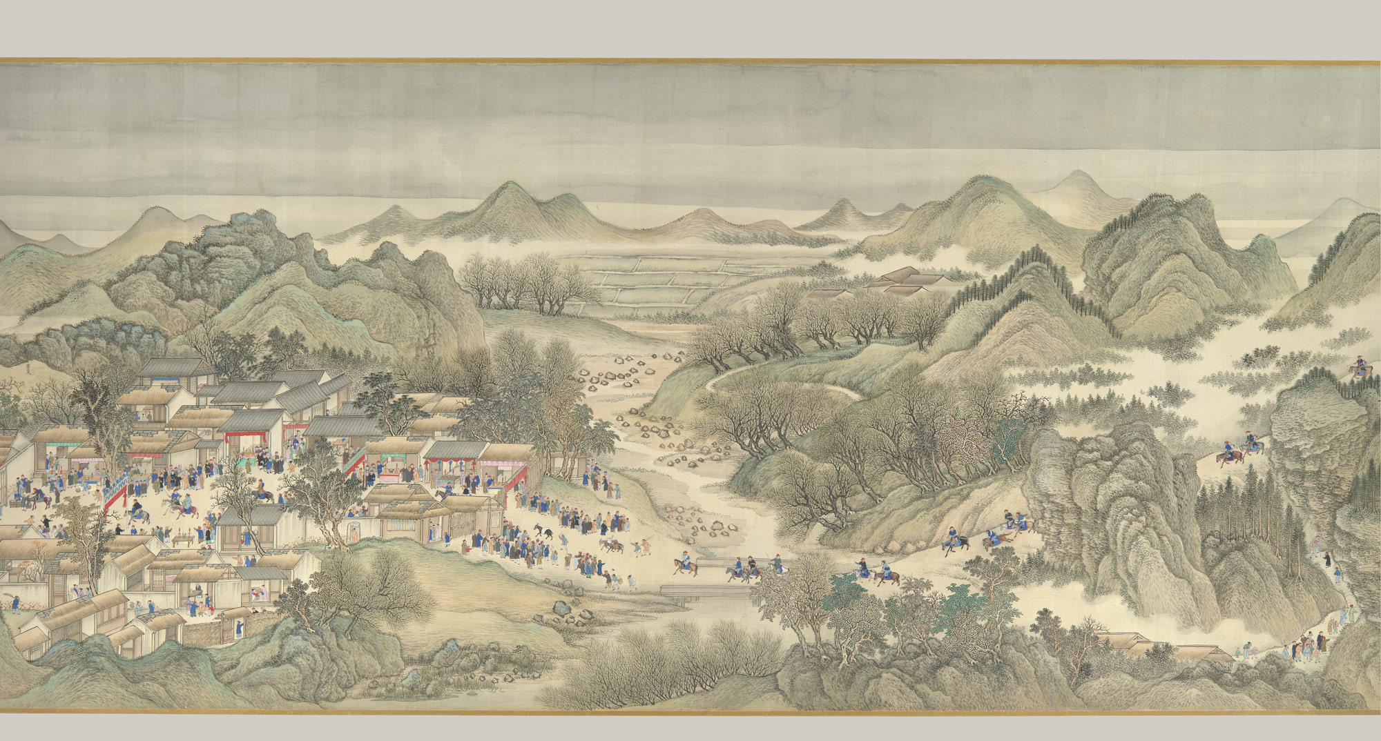 La pintura china tradicional a trazo de pincel