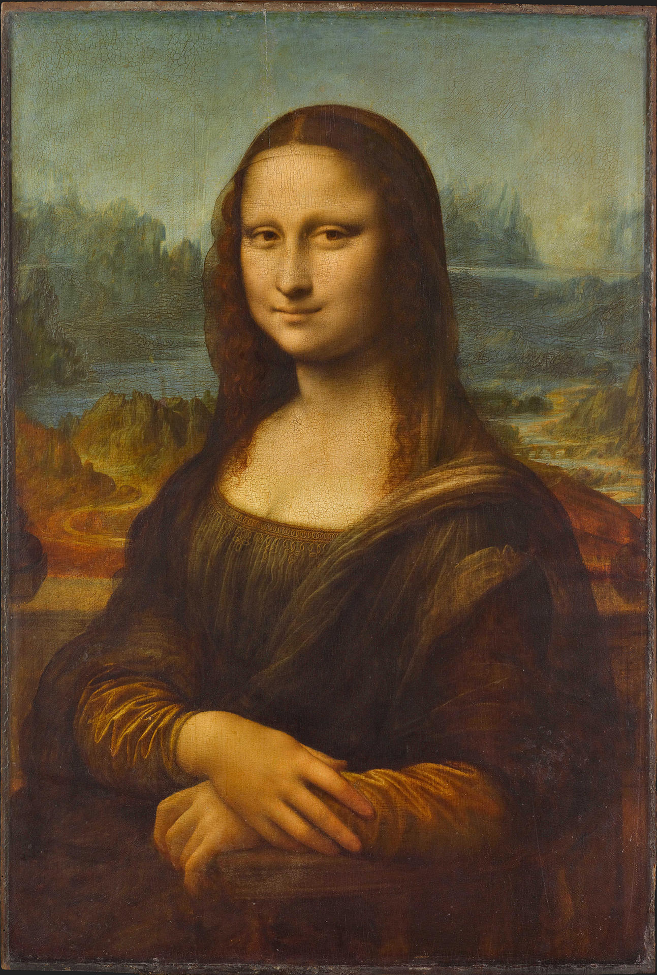 La mona lisa está expuesta en el Museo del Louvre de París