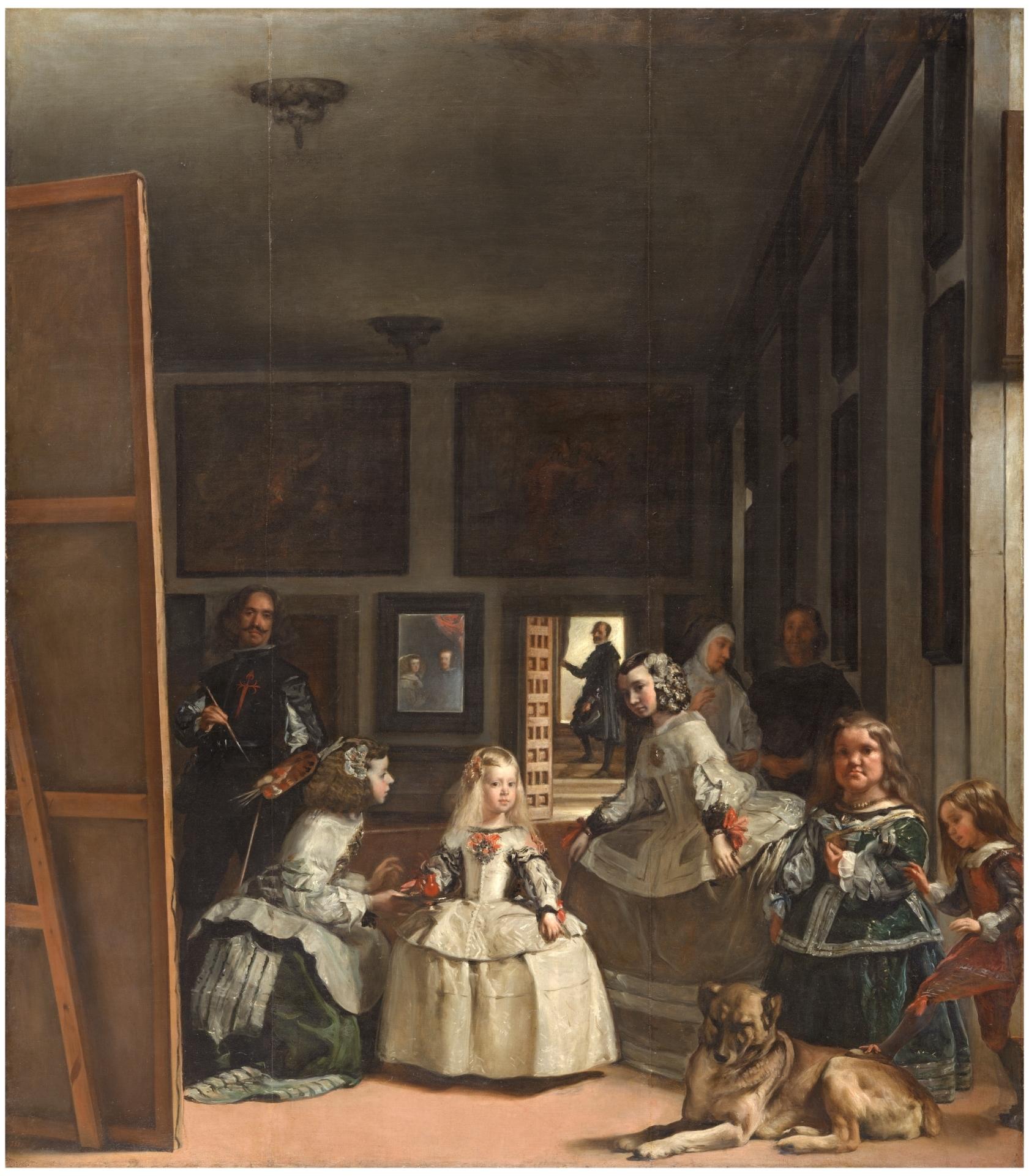 Las meninas, o La familia de Felipe IV, se considera la obra maestra del pintor del Siglo de Oro español Diego Velázquez
