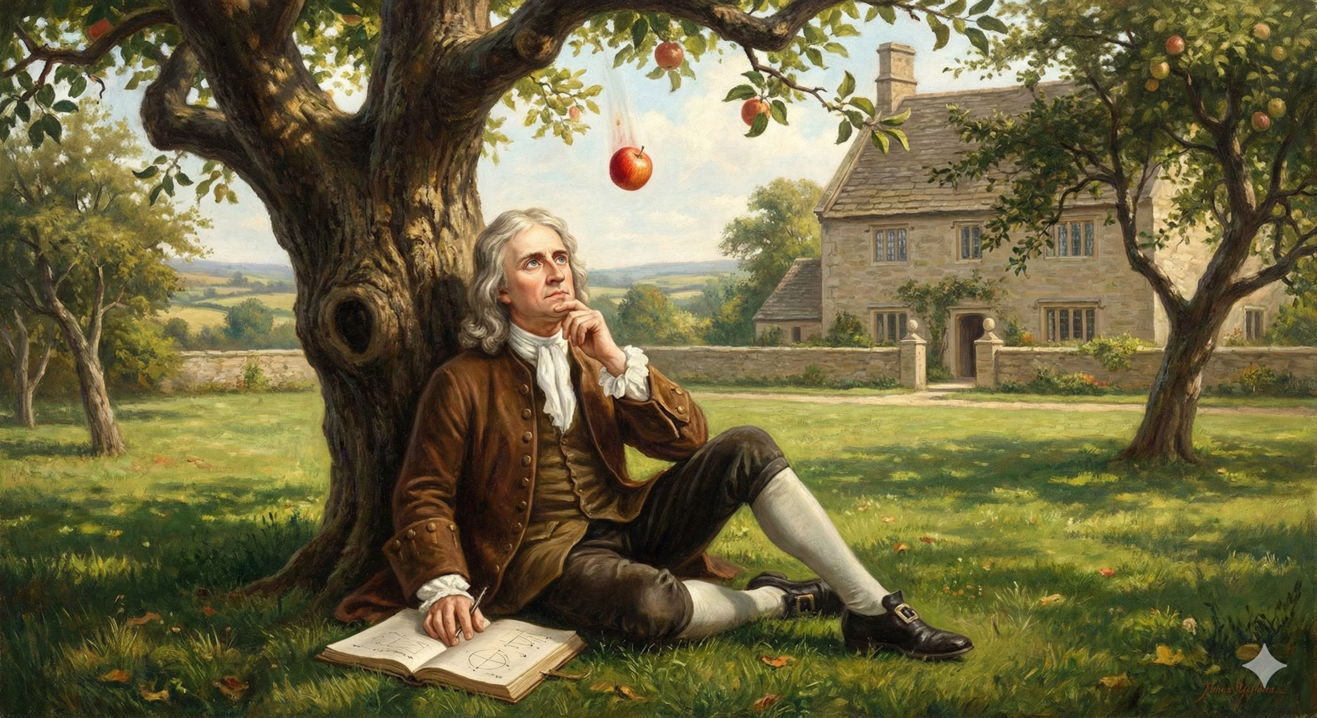 newton y la manzana