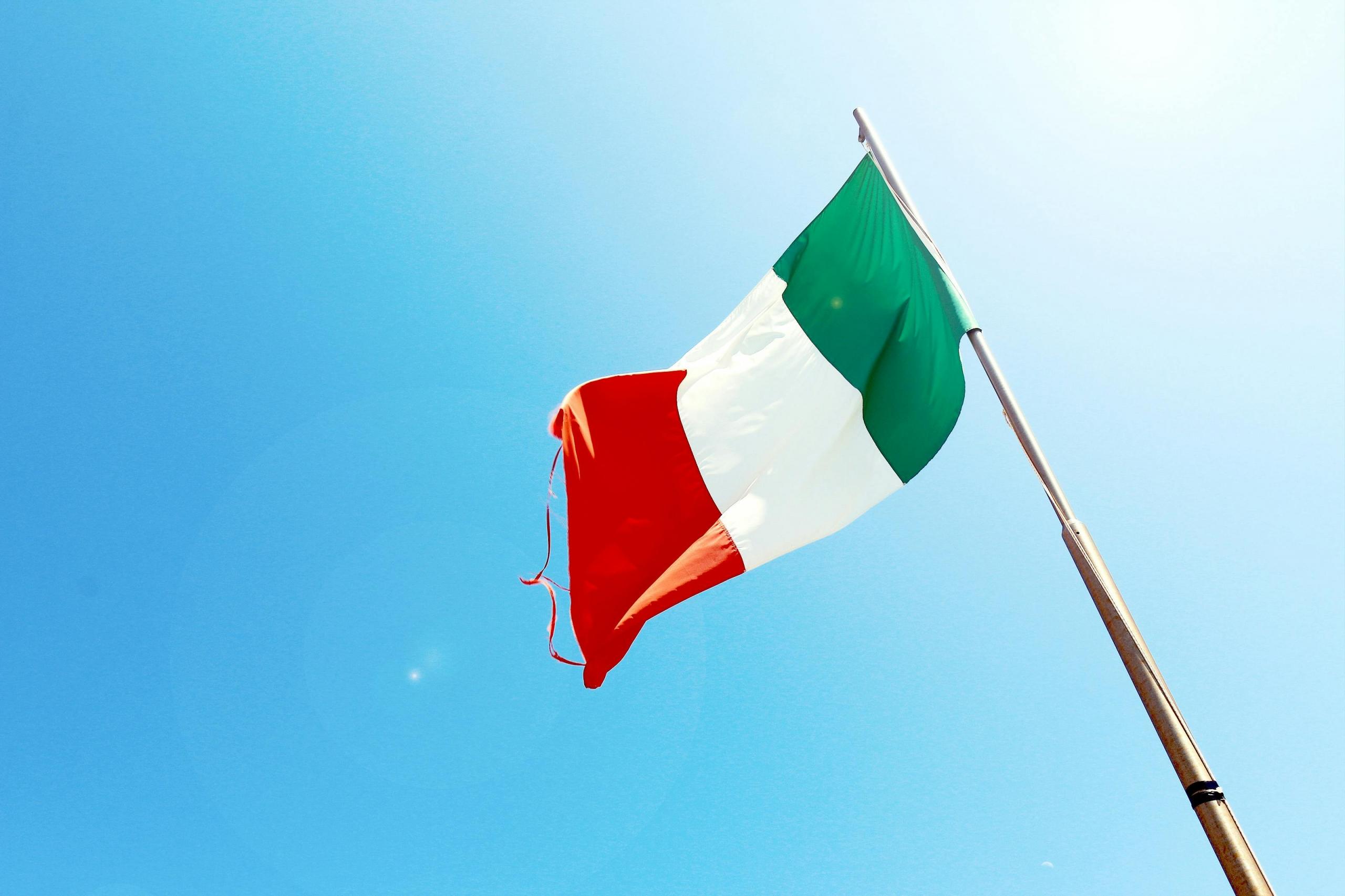 Bandera italiana