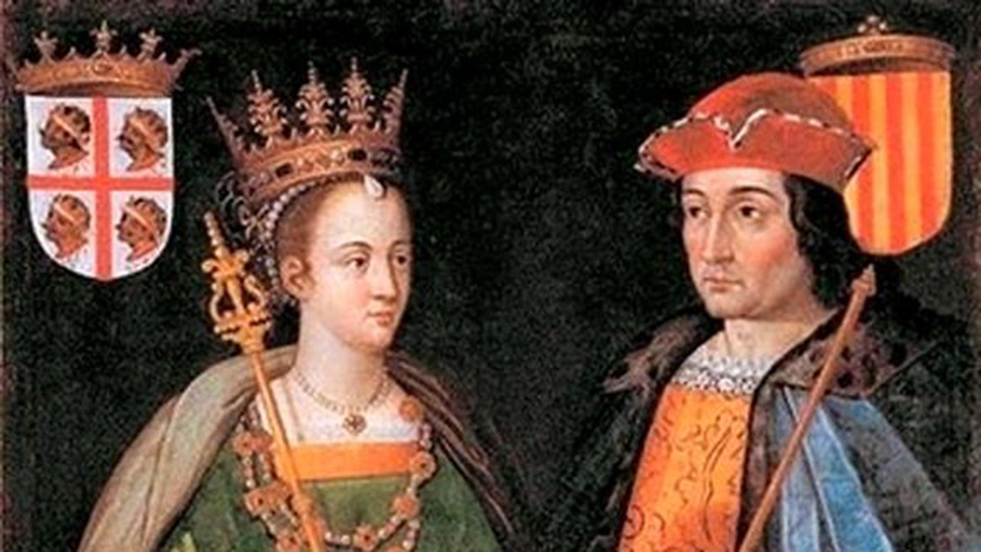 Los reyes de Castilla y Aragón