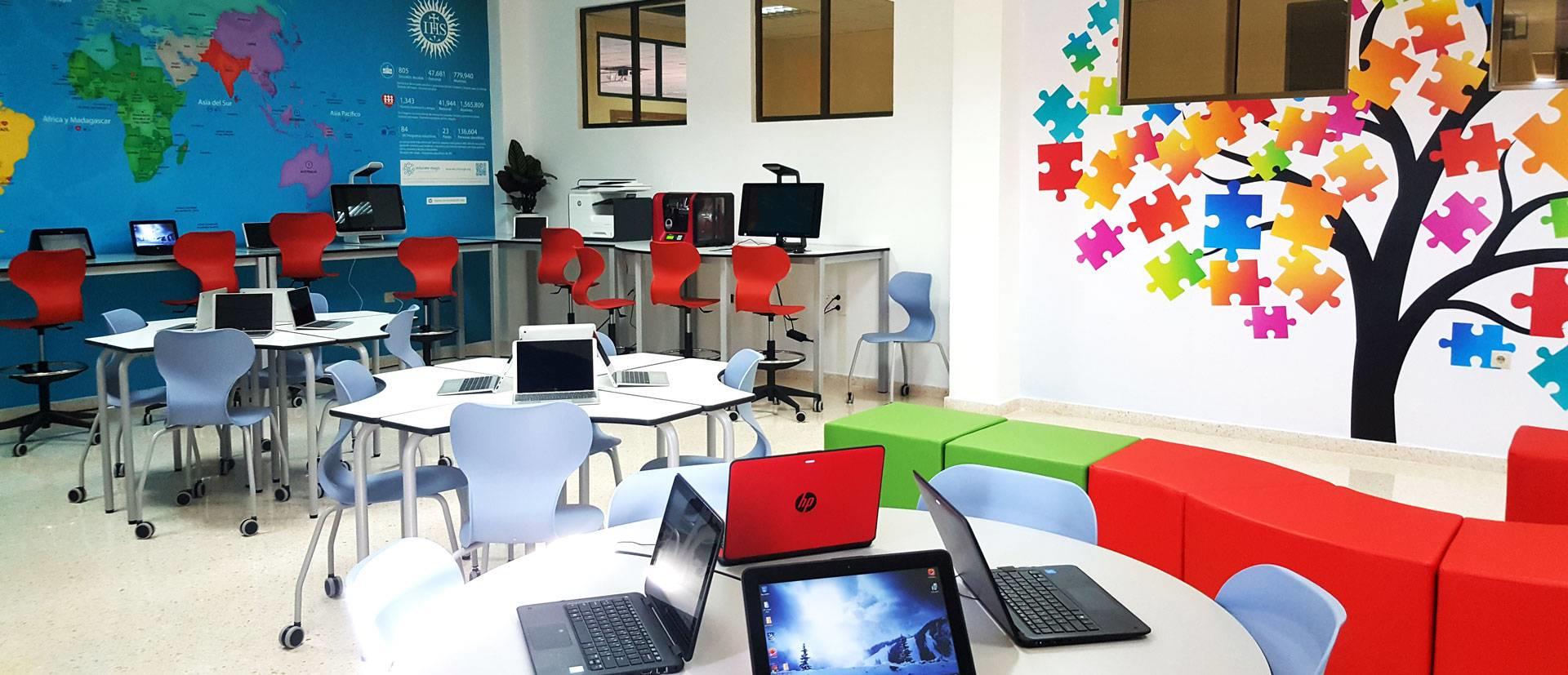 Salón de Clases de Español en Bogotá.