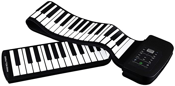 Piano flexible, que se puede enrollar y transportar a todas partes.