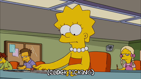 Presentando los examenes