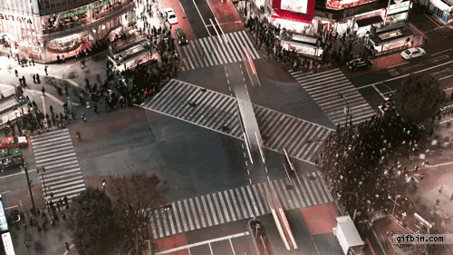 El cruce de Shibuya