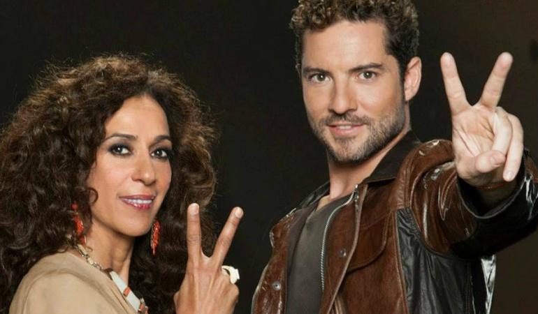 David Bisbal con Rosario Flores