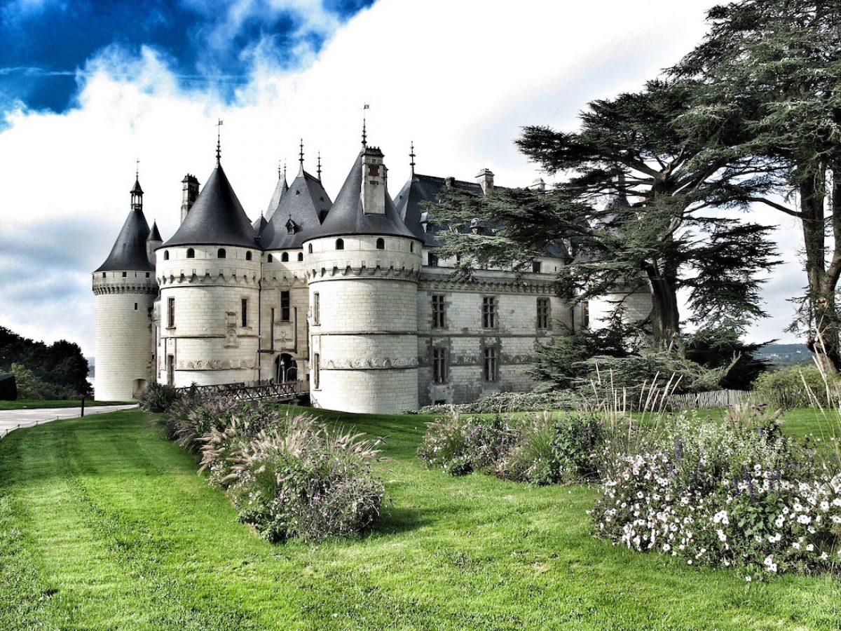 Castillo del valle de loira en francia.