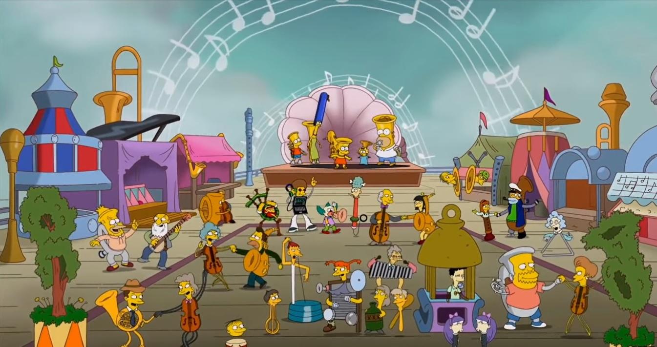 Los simpsons en version de instrumentos sinfonicos