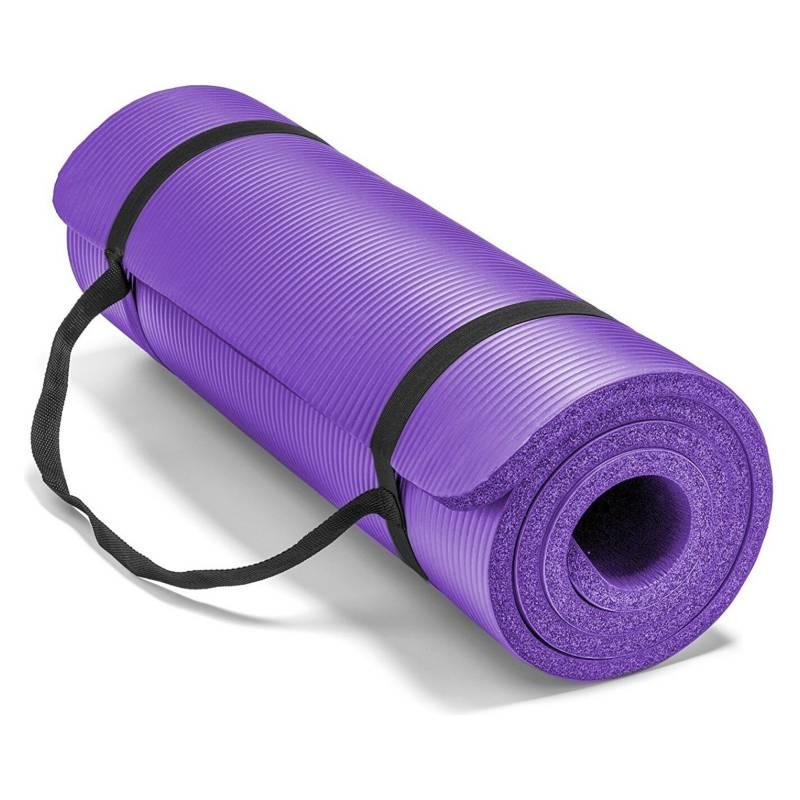 Mat de yoga color morado