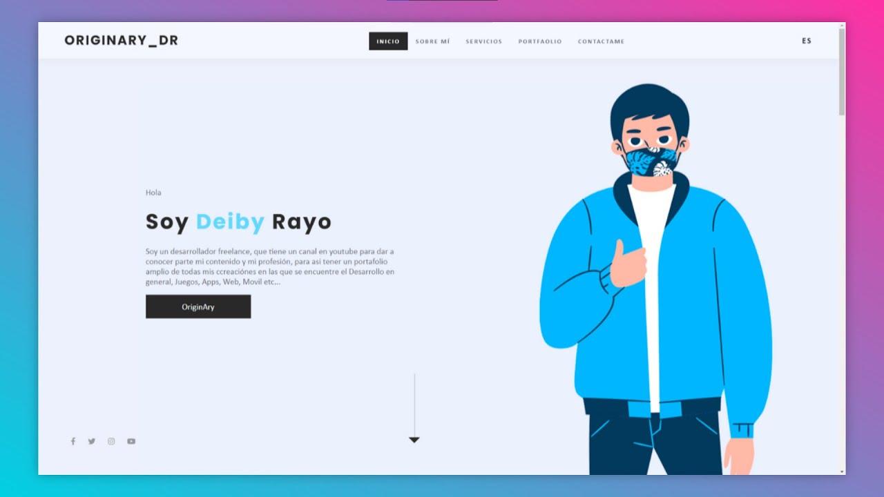 Portafolio de un programador freelance. Foto del programador freelance