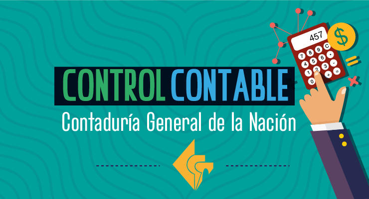 LOgo del control contable, con un fondo verde.