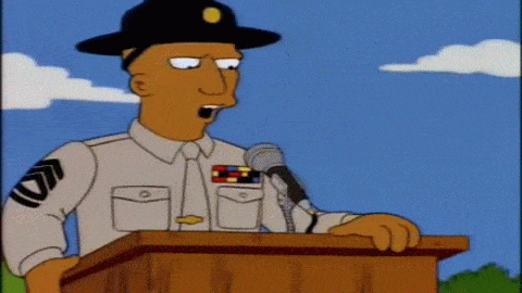 GIF. Homero diciendo atómico