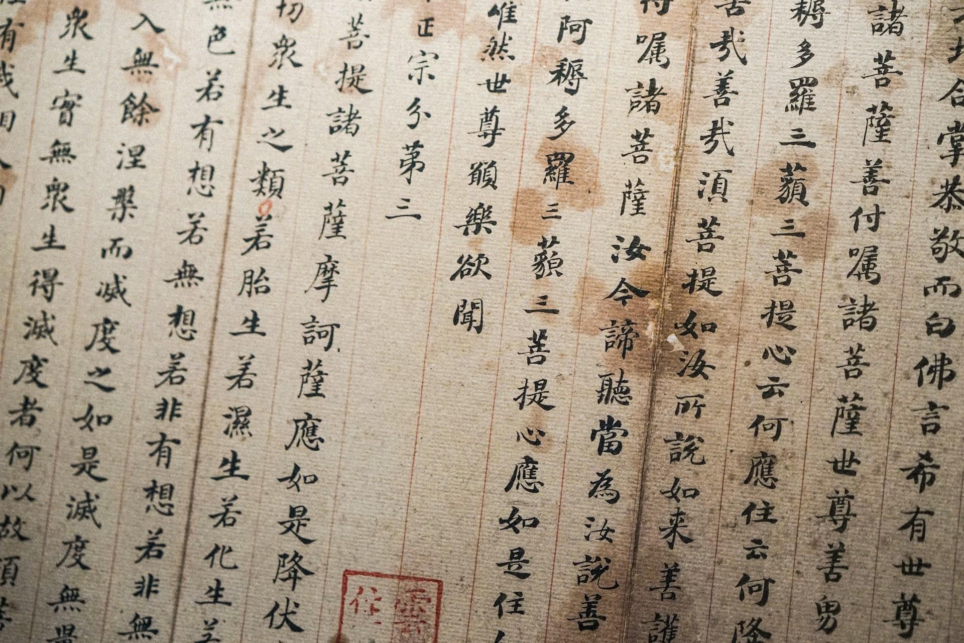 practica tu caligrafía, ensaya los caracteres chinos que hayas aprendido