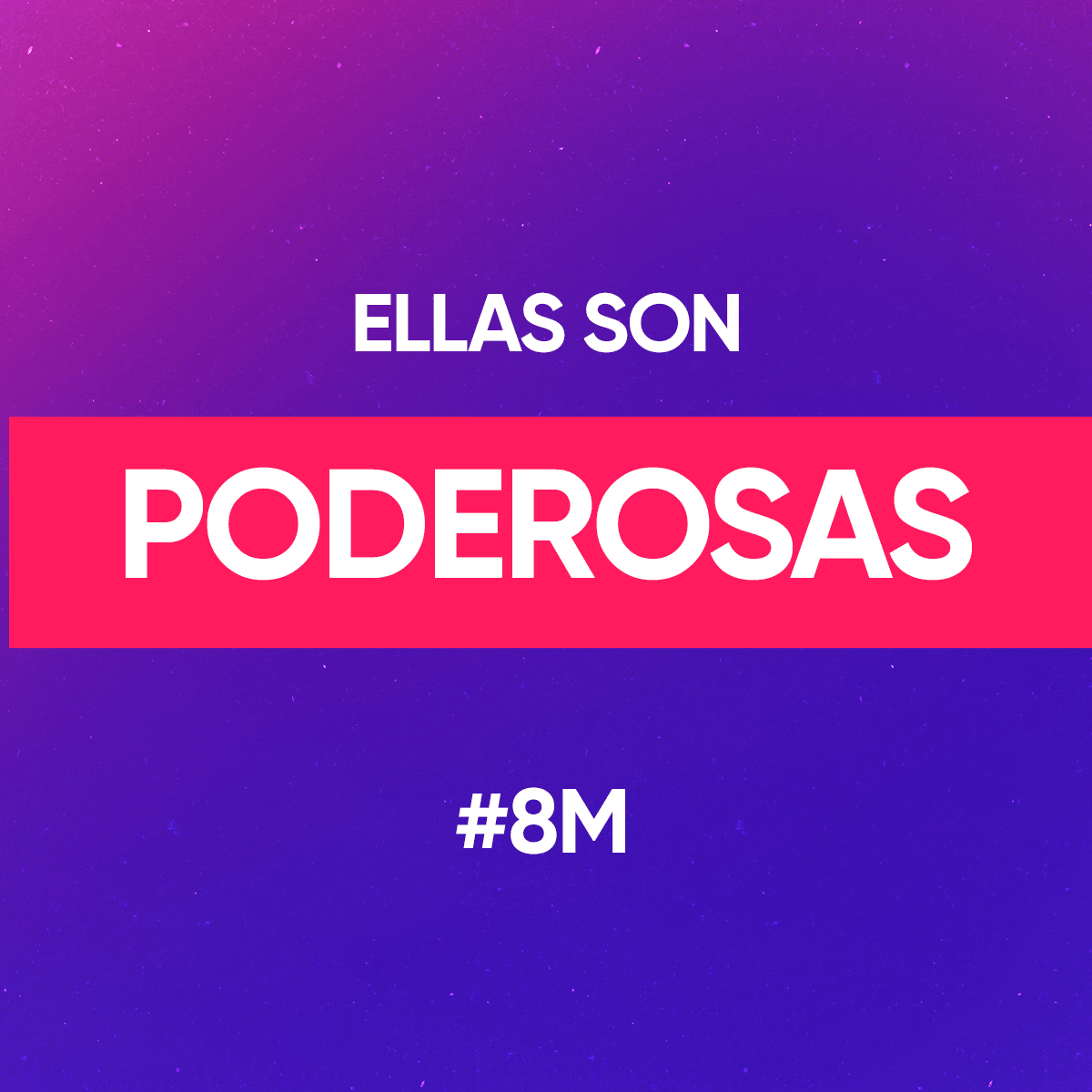 Imagen de color morado en al que se ve una frase que resalta muchas cualidades de las mujeres.