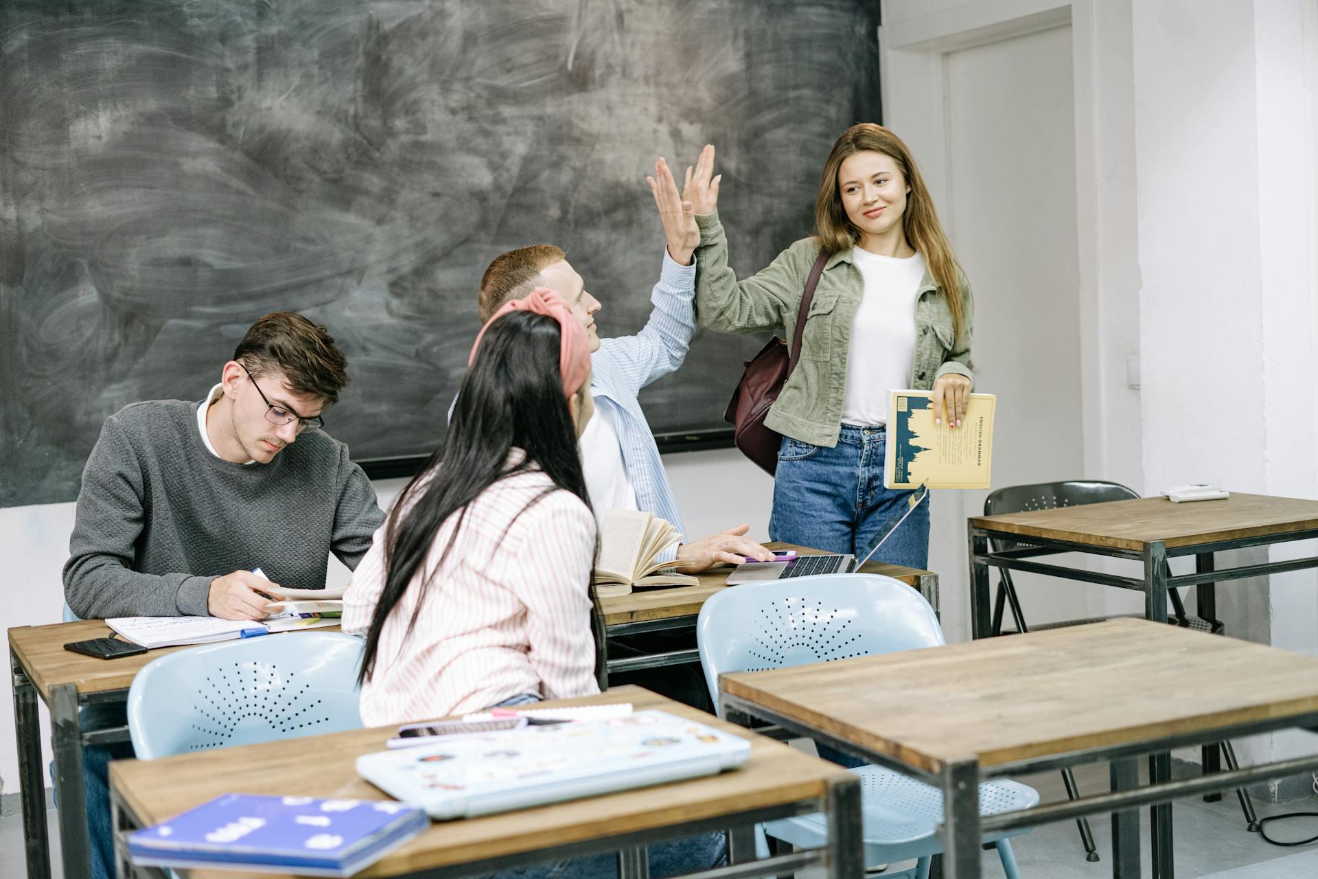 Salón de clase de inglés en Bucaramanga