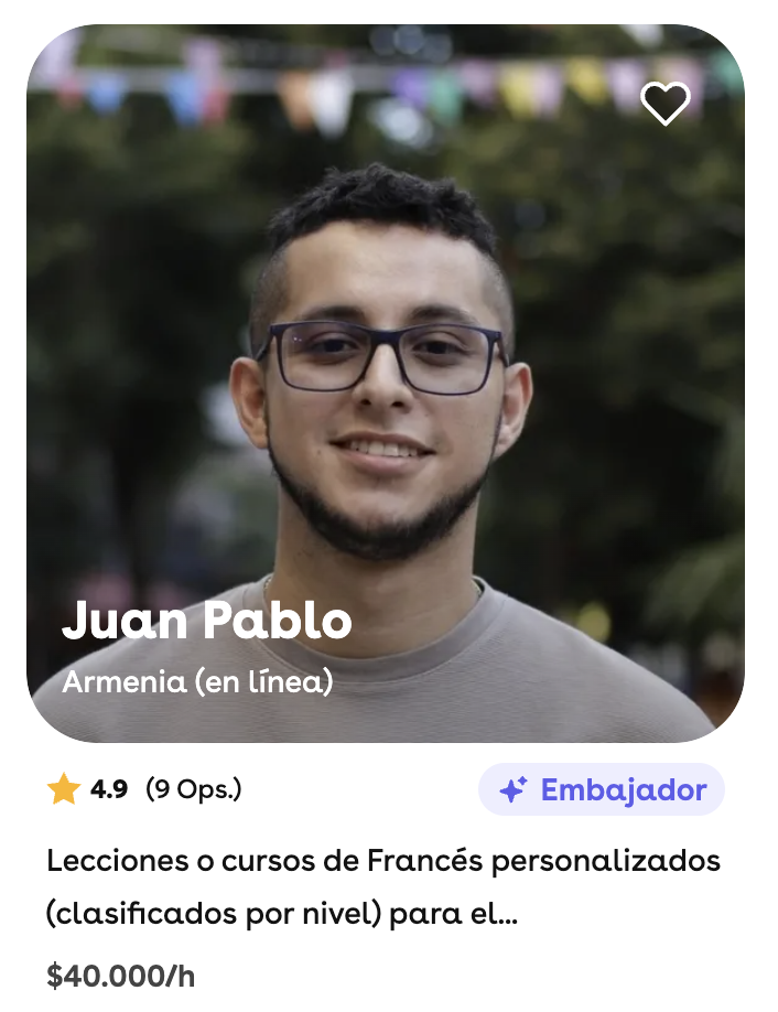 profesor de francés de Superprof
