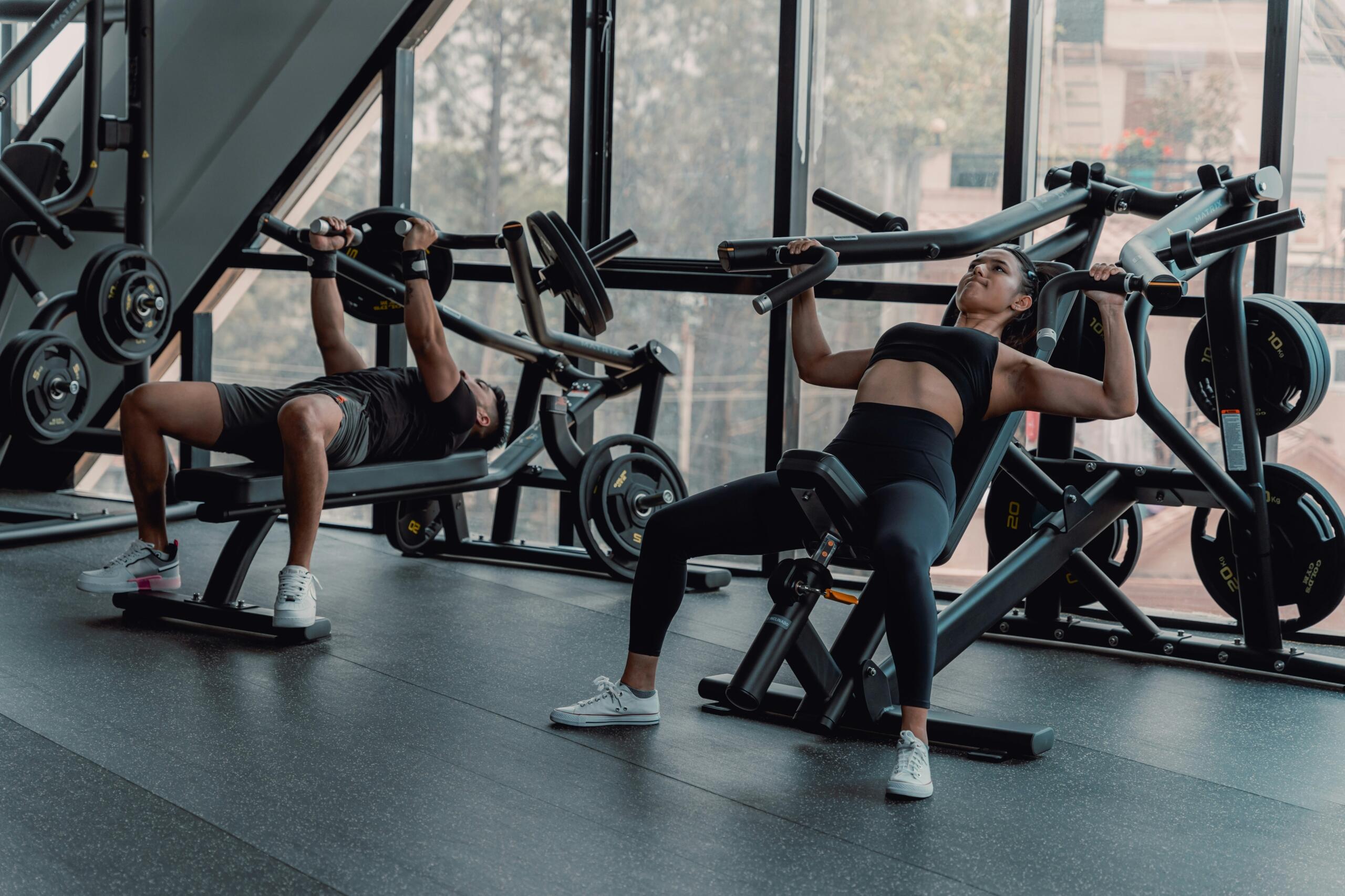 máquinas de fuerza gimnasio