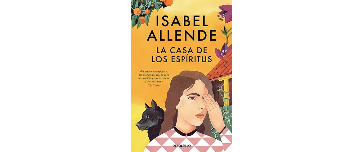 Carátula ilustrada del libro de Isabel Allende