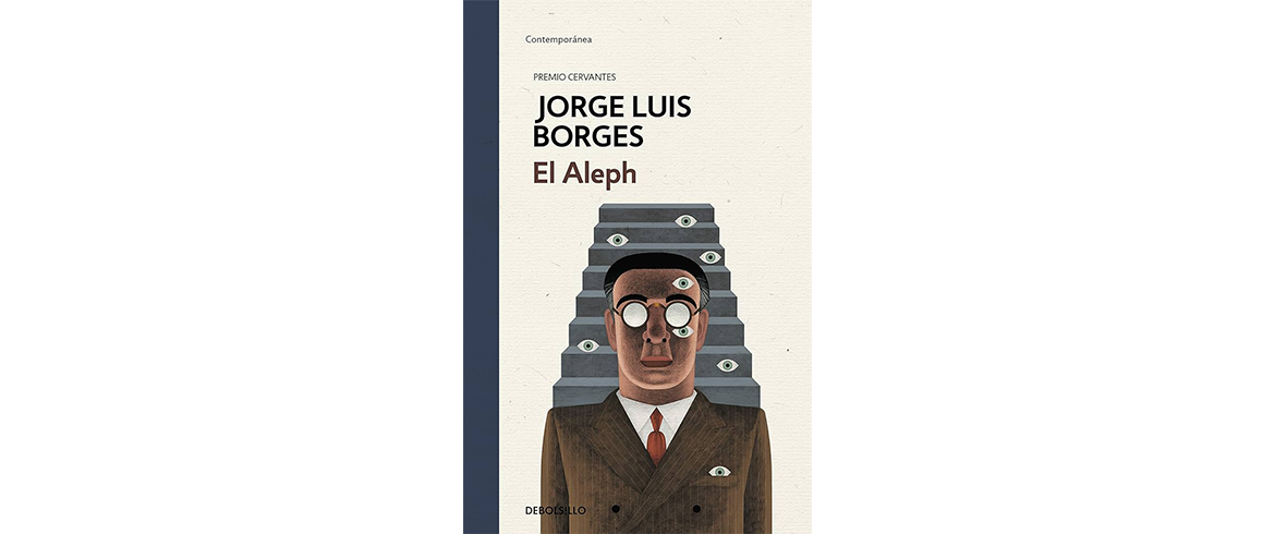 Carátula ilustrada del libro de Jorge Luis Borges