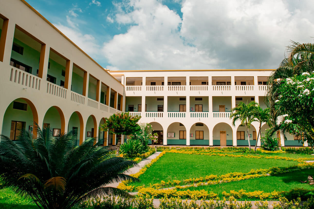 Vista interna de las instalaciones del Colegio de La Presentación