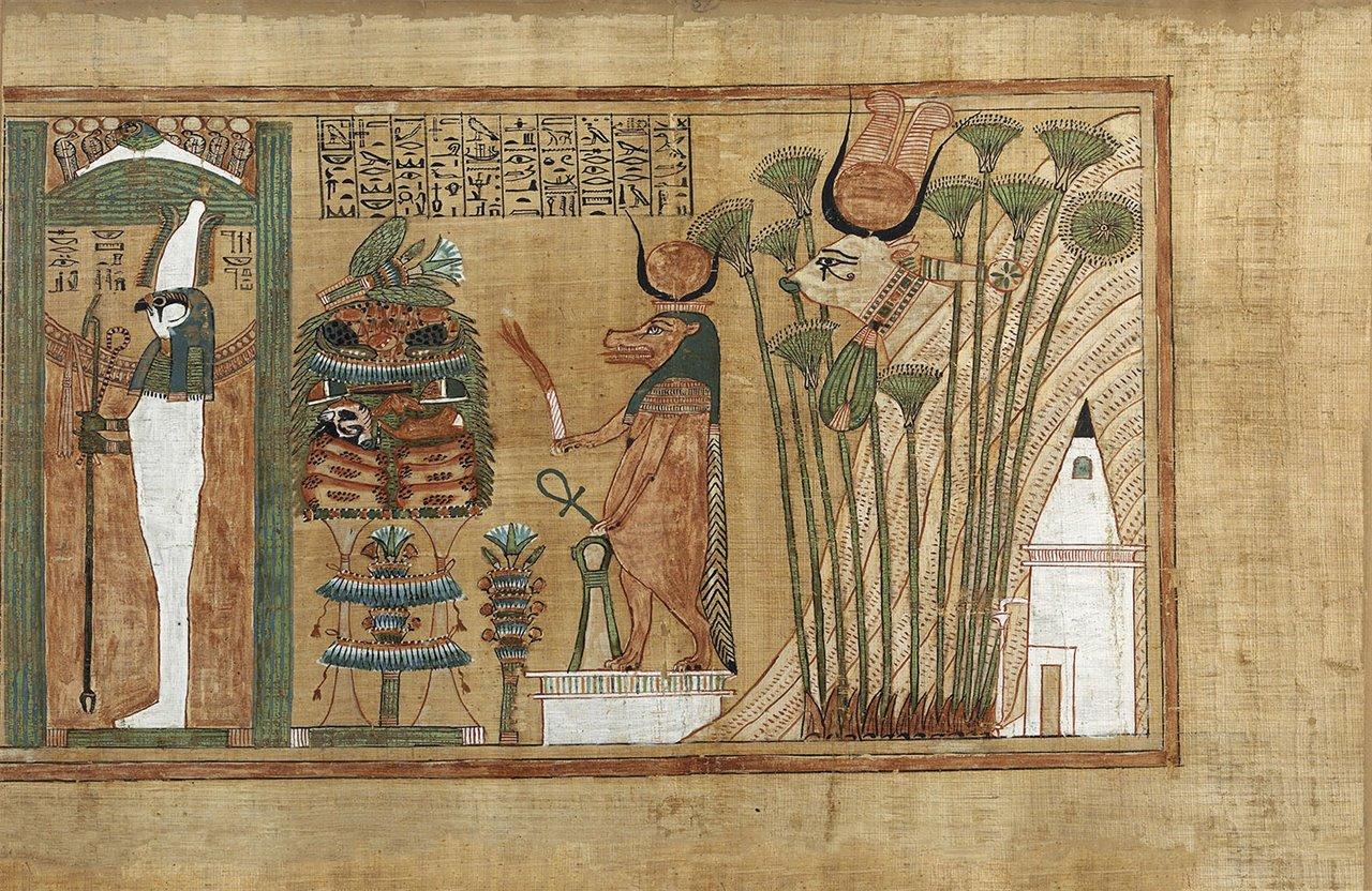 Distintas deidades de la mitología egipcia