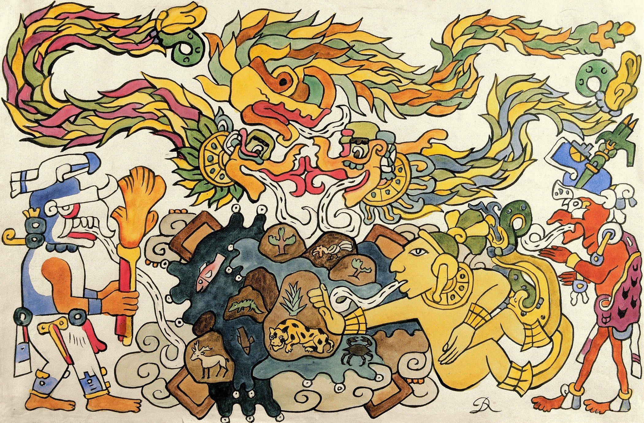 Deidades mayas en el Popol Vuh