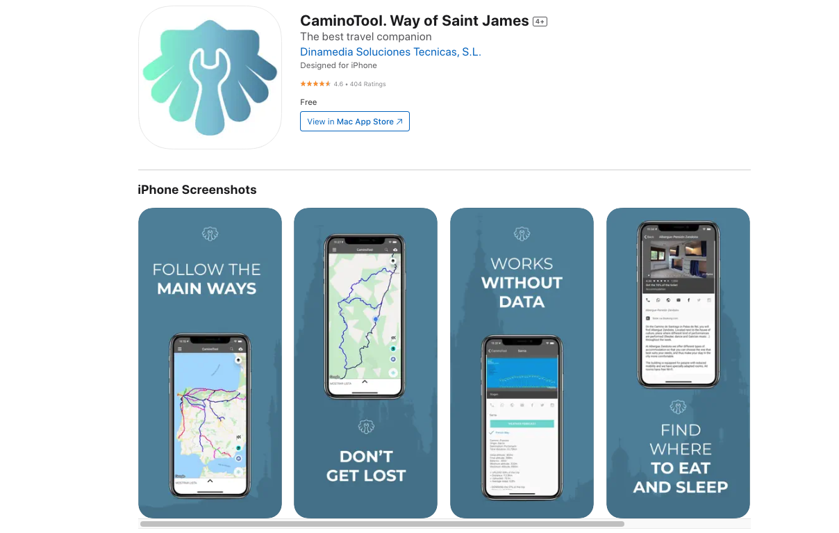 Camino de Santiago app