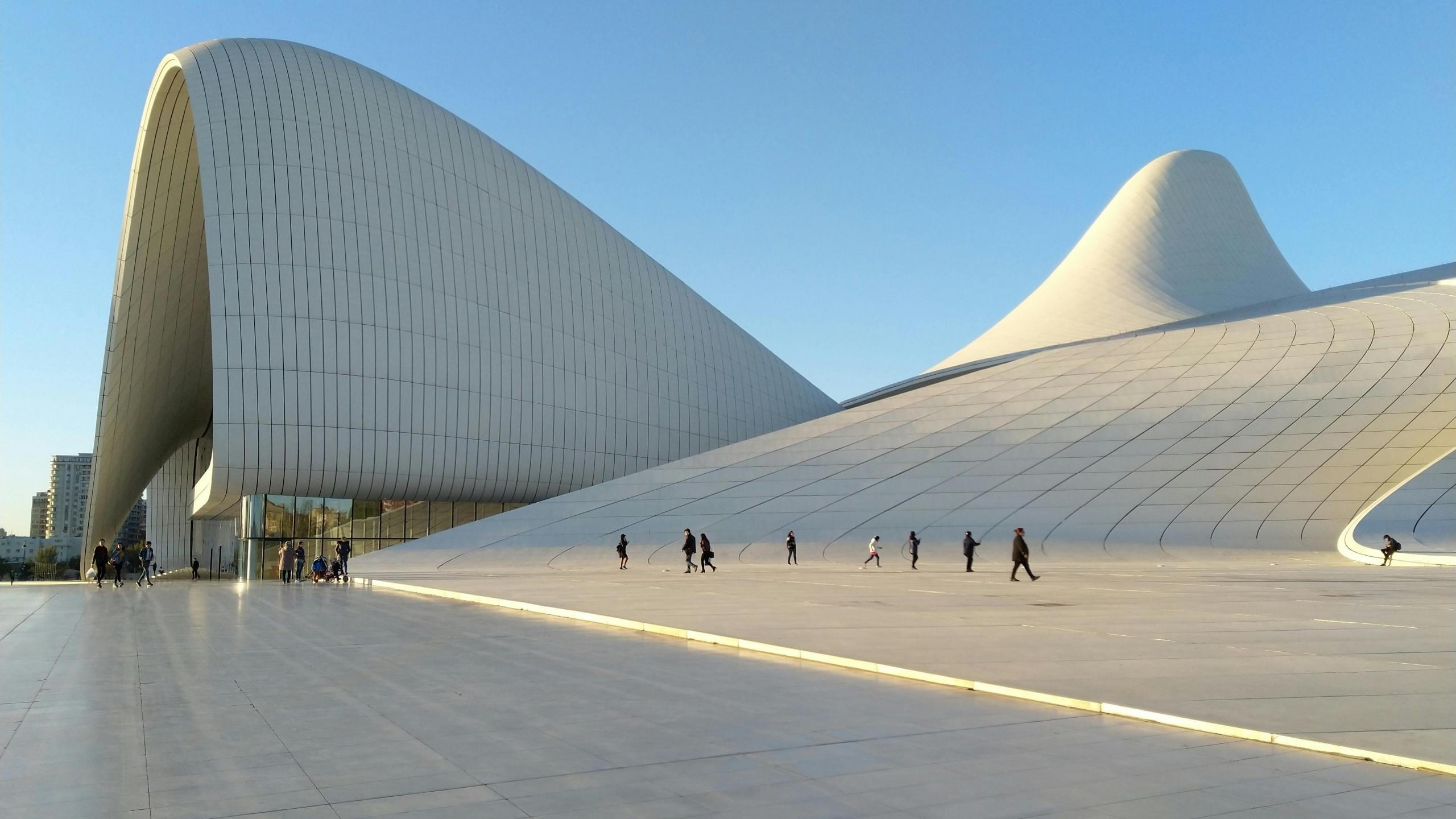 Imagen de l Centro Heydar Aliyev en Azerbaiyán