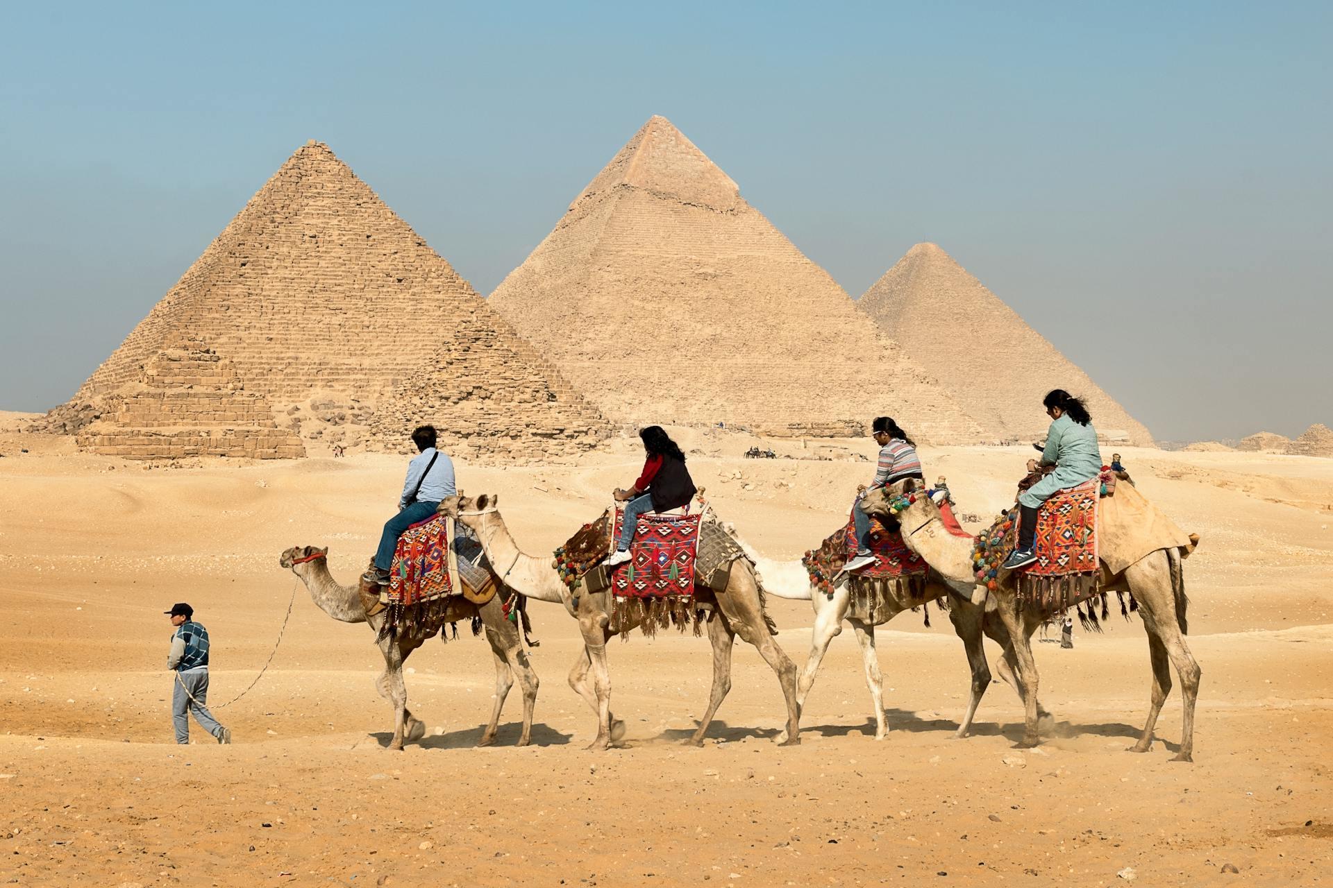 Imagen de las pirámides de GIza-Egipto