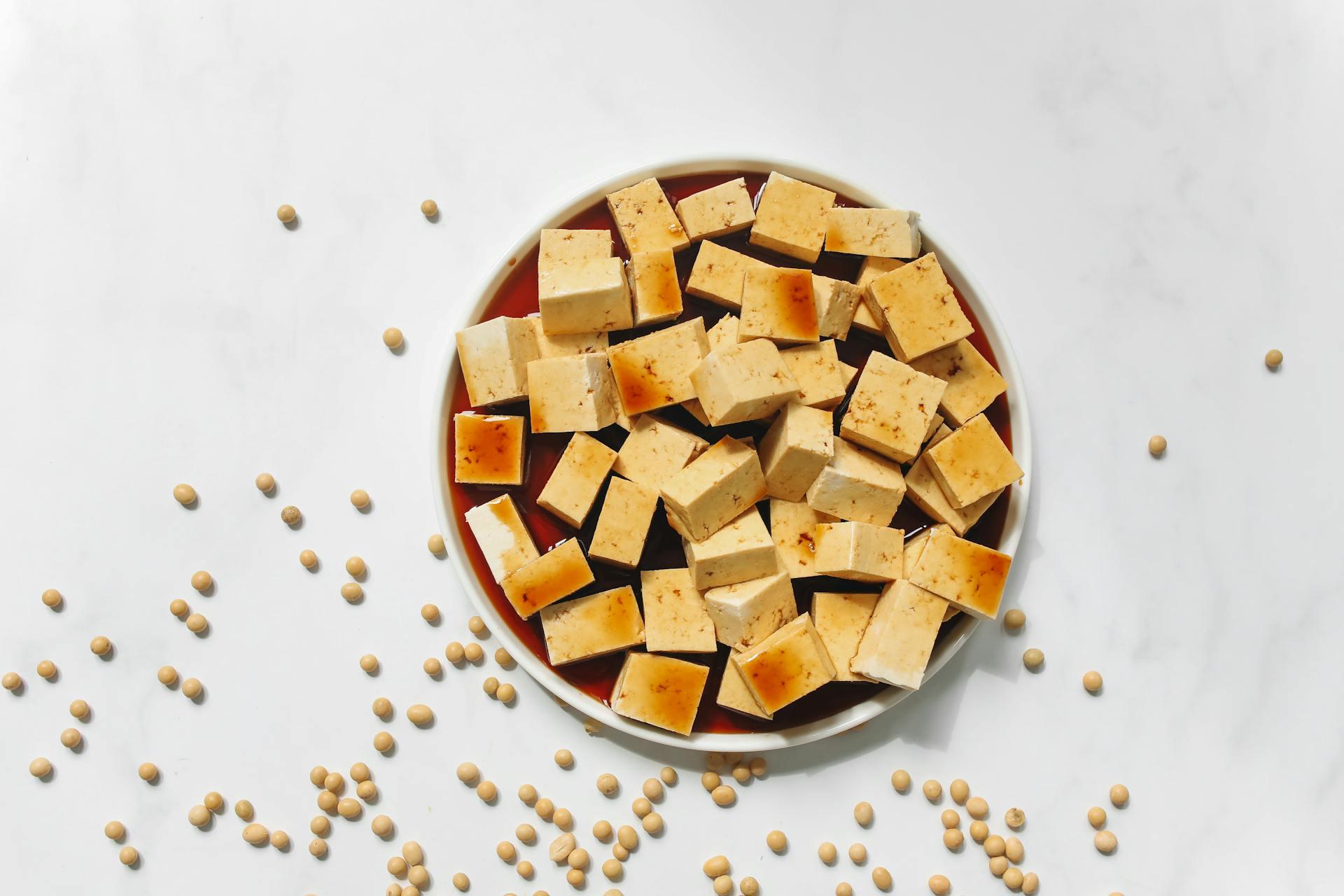 Tofu marinado
