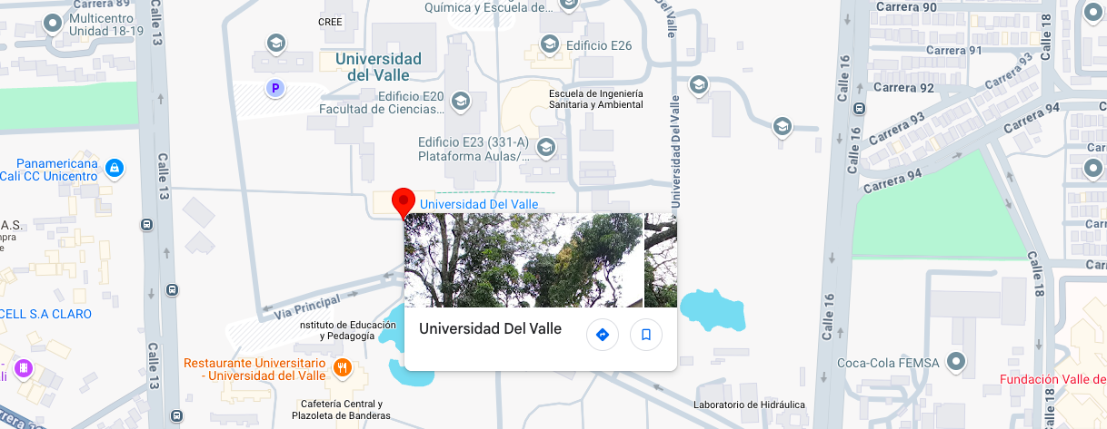 La Universidad del Valle ofrece una maestría en Ingeniería Química con énfasis en Procesos